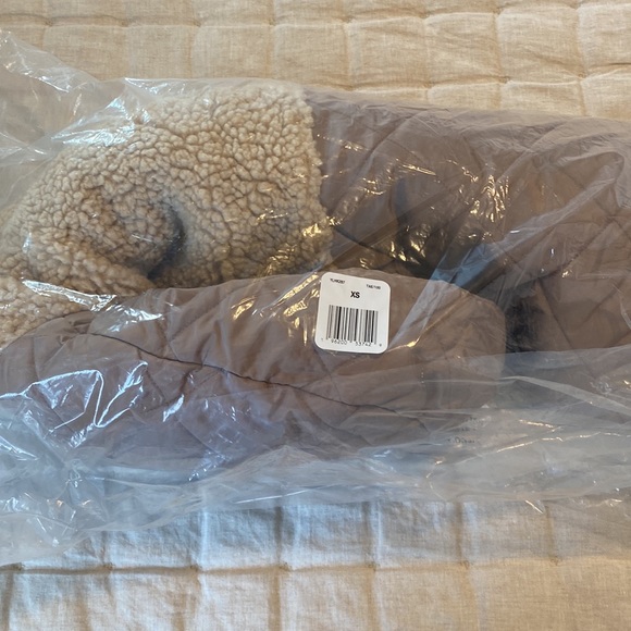 {Lucky Brand} Quilted Faux Shearling Jacket - Picture 14 of 14